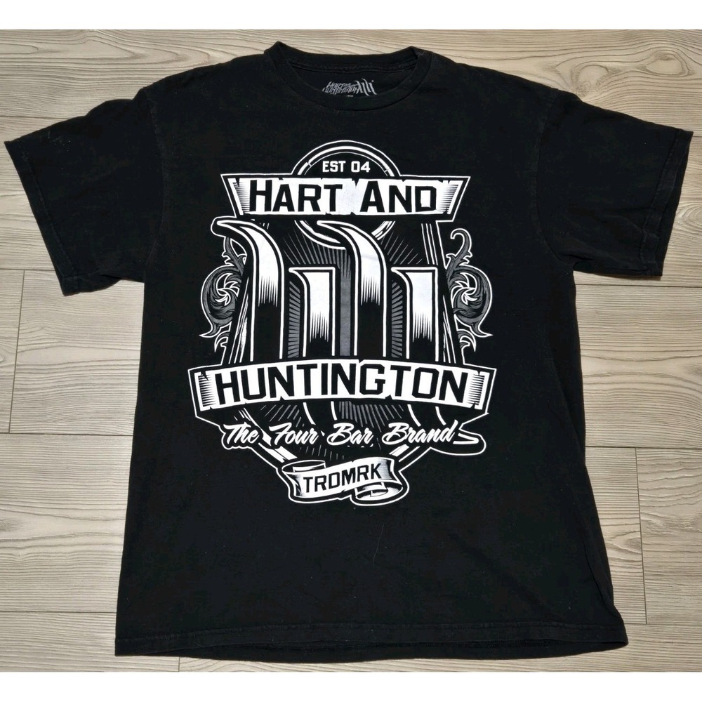 Y2K Hart & Huntington Tattoo Tshirt Mens Medium